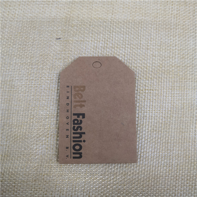 Laminação do papel de embalagem Hang Tags For Clothing Glossy do cartão do costume 2mm